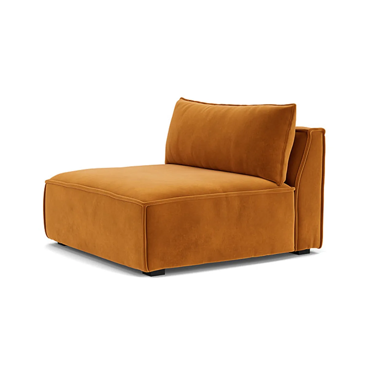 Daphne Velvet 1 Seater Modular Piece (Armless)