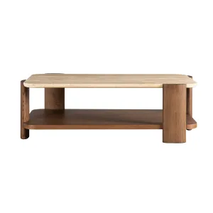 Dawn Travertine Coffee Table