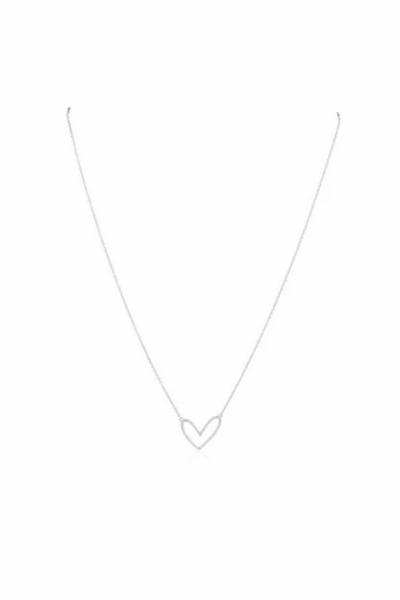 Limited Stock Alert Daily Hot Deal Abigail Open Heart Necklace