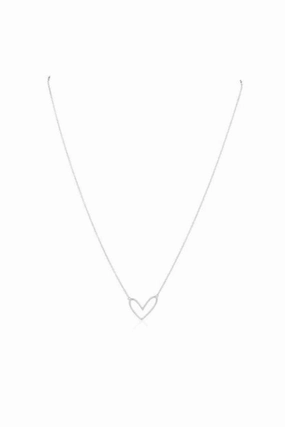 Limited Stock Alert Daily Hot Deal Abigail Open Heart Necklace