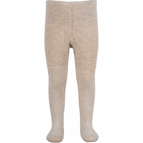Hot Picks Today Minipop Off White Melange Bamboo Tights
