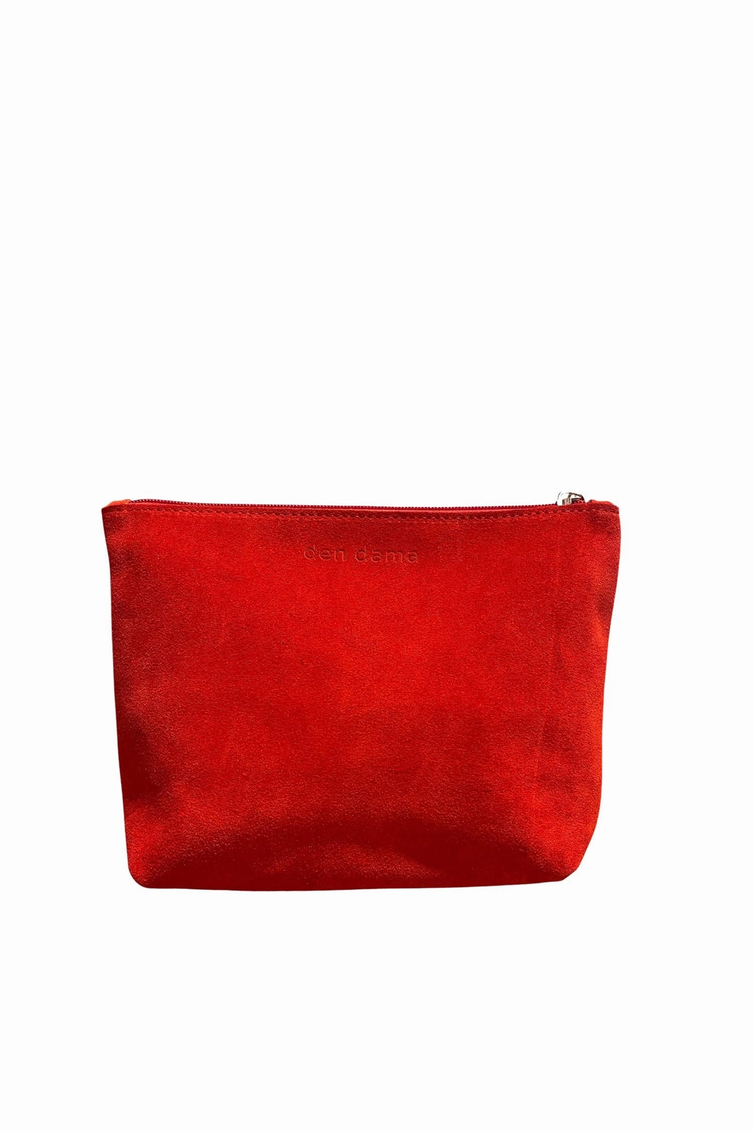 Den Dama Suede Pouch Red Todays Best Deal