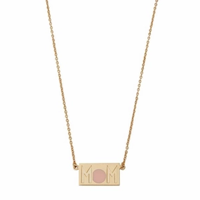 Design Letters Mom Necklace Gold Plated Hot Sale Frenzy