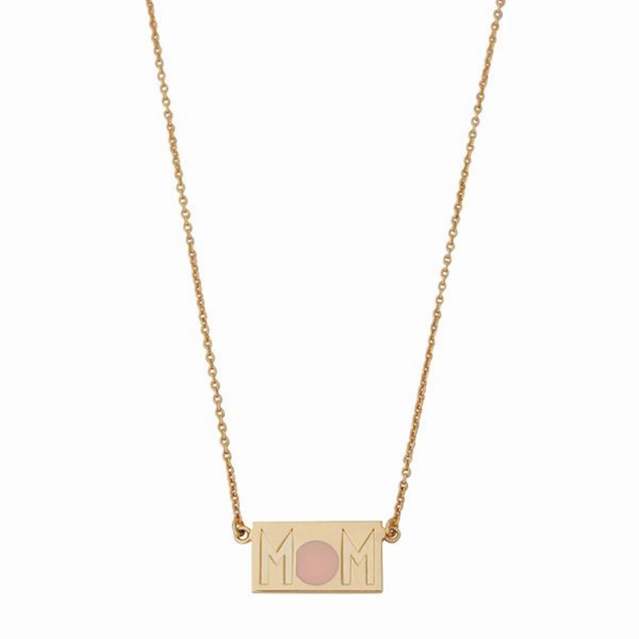 Design Letters Mom Necklace Gold Plated Hot Sale Frenzy