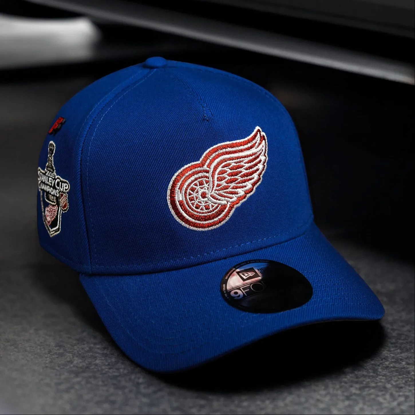 Detroit Red Wings Nhl Blue Gray Uv / New Era 9Forty A-Frame Grab Your Deal Today