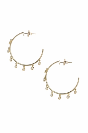 Best Seller Deal Diamond Mini Gypsy Hoops