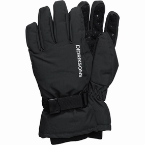 Didriksons Black Biggles Gloves 3 Trending Savings Now