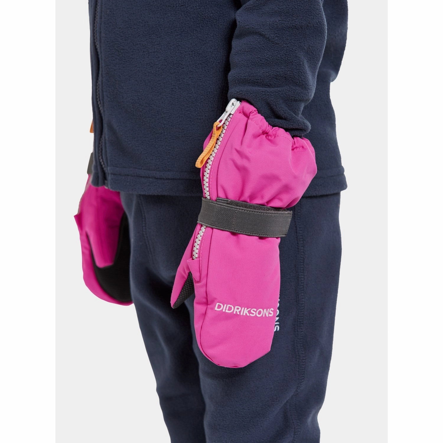 Clearance Savings Now Didriksons Plastic Pink Biggles Zip Mitten 7