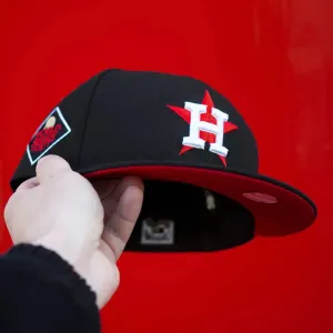 Dont Miss This Offer New Era 59Fifty Mlb Houston Astros World Series 2017 Black / Red Uv Fitted Cap