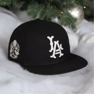 Must-Have Steals New Era 59Fifty Mlb Los Angeles Angels 35Th Anniversary Black Wool / Grey Uv Fitted Cap