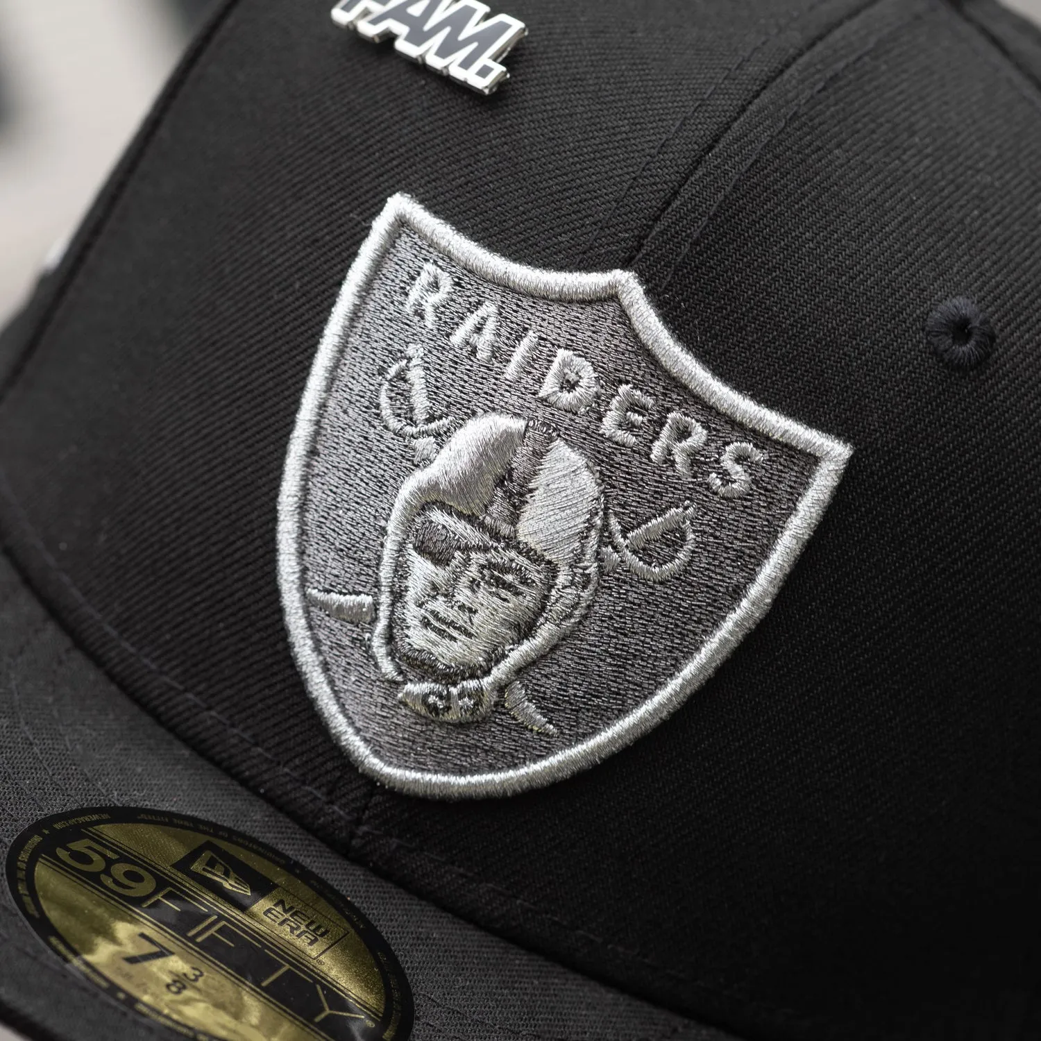 New Era 59Fifty Nfl Las Vegas Raiders Black / Gray Uv Fitted Cap Shop Smart & Save Exclusive Hot Pick