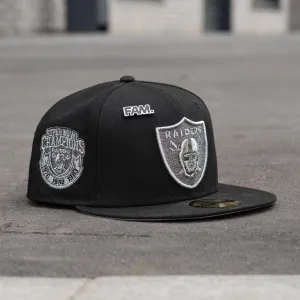 New Era 59Fifty Nfl Las Vegas Raiders Black / Gray Uv Fitted Cap Online Deal Frenzy