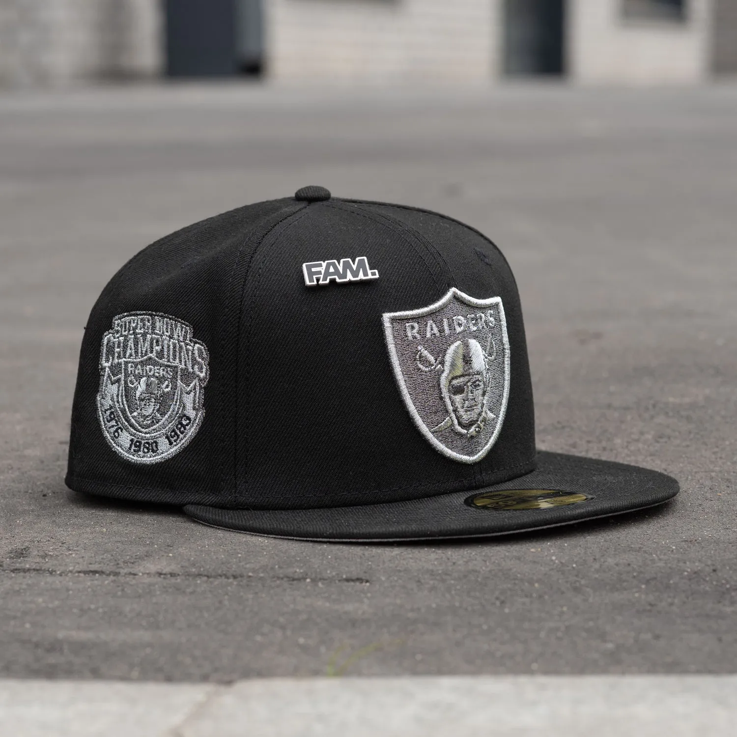 New Era 59Fifty Nfl Las Vegas Raiders Black / Gray Uv Fitted Cap Online Deal Frenzy