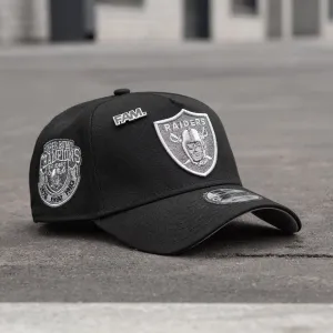 New Era 9Forty A-Frame Nfl Las Vegas Raiders Black / Gray Uv Snapback Dont Miss This Offer