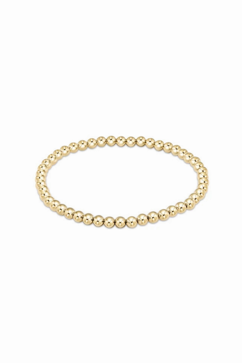 Big Sale Today Flash Offer Today Extends Classic Gold 4Mm Bead Bracelet
