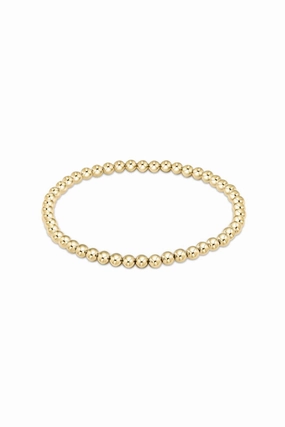 Big Sale Today Flash Offer Today Extends Classic Gold 4Mm Bead Bracelet