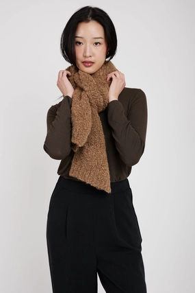 Boucl Scarf In Camel Clearance Sale Limited Time Hot Deal
