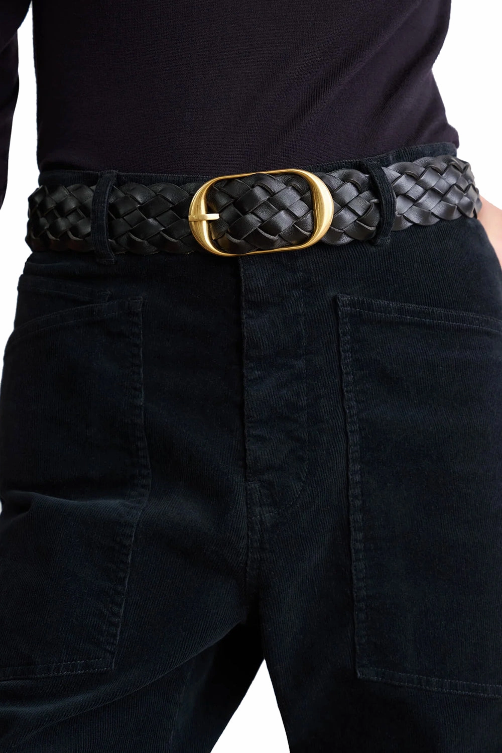 Braided Nili Belt In Black Trending Hot Deal