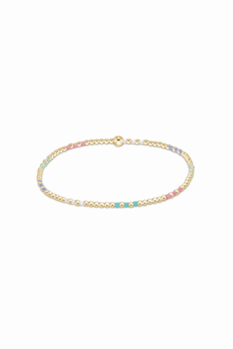 Flash Offer Today Hope Joy Pattern 2Mm Bead Bracelet - Hot Mess Ss25