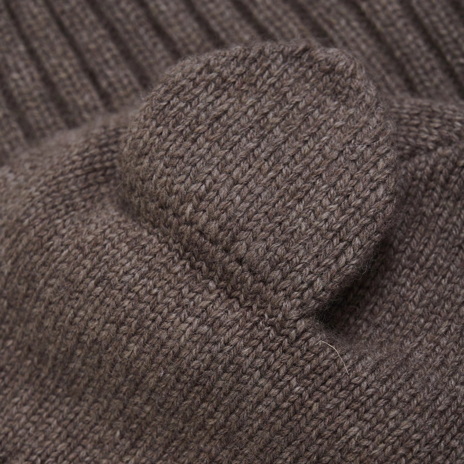 Special Occasion Discount Clearance Alert Now Huttelihut Brown Melange Balaclava Ears Wool Knit