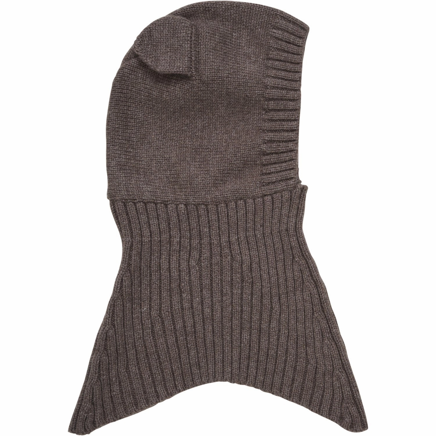 Huttelihut Brown Melange Balaclava Ears Wool Knit Must-Have Clearance Shop the Savings Now