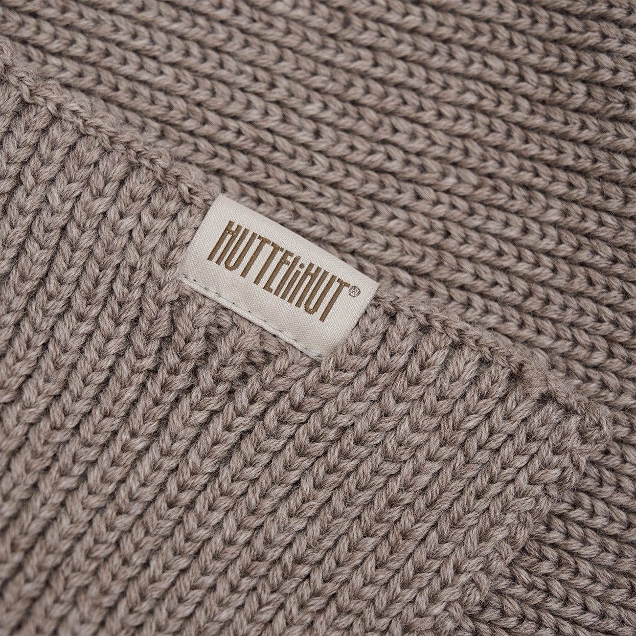 Daily Deal Frenzy Deal Frenzy Today Huttelihut Brown Melange Neck Warmer Wool Knit