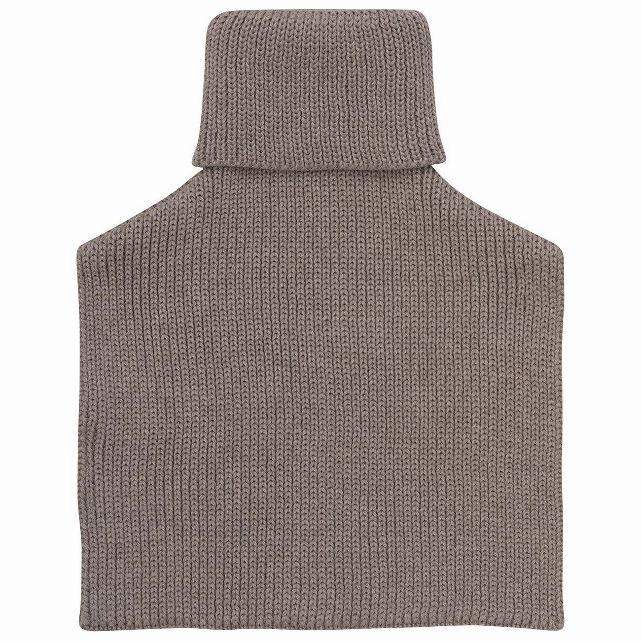 Huttelihut Brown Melange Neck Warmer Wool Knit Trendy Picks Today Flash Deal Alert