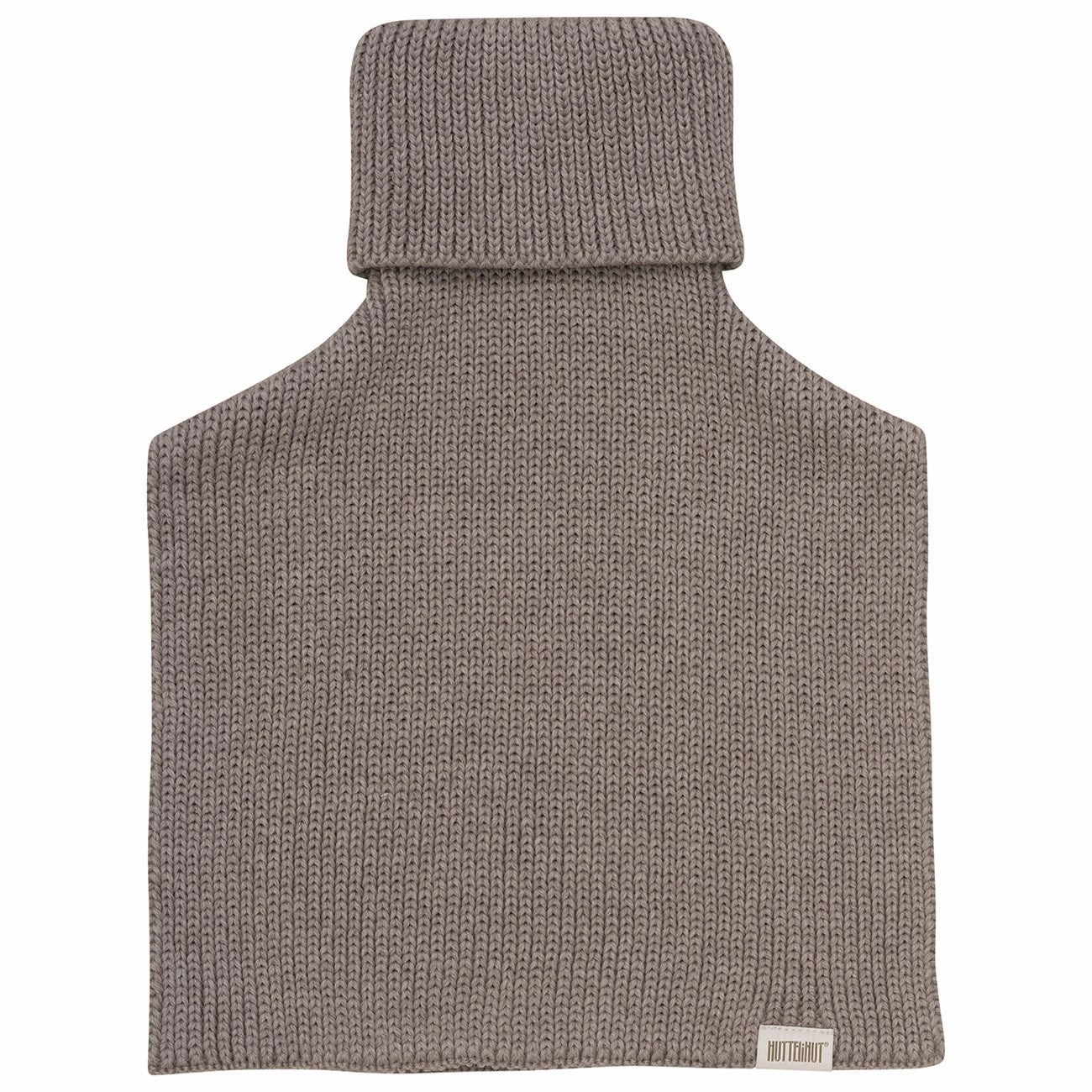 Huttelihut Brown Melange Neck Warmer Wool Knit Today Only Offer Price Drop Today