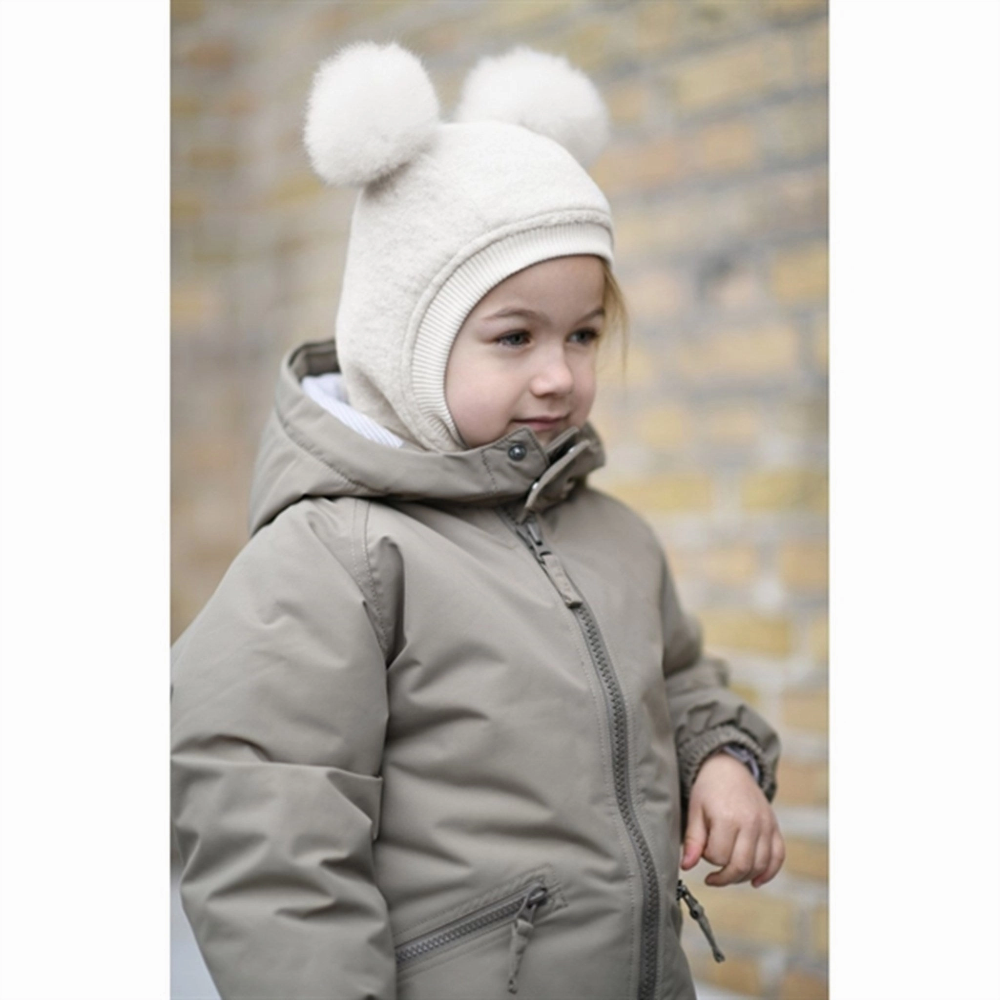 Big Savings Alert Big Sale Today Huttelihut Balaclava W. Alpaca Pompoms Big Bear Snow White