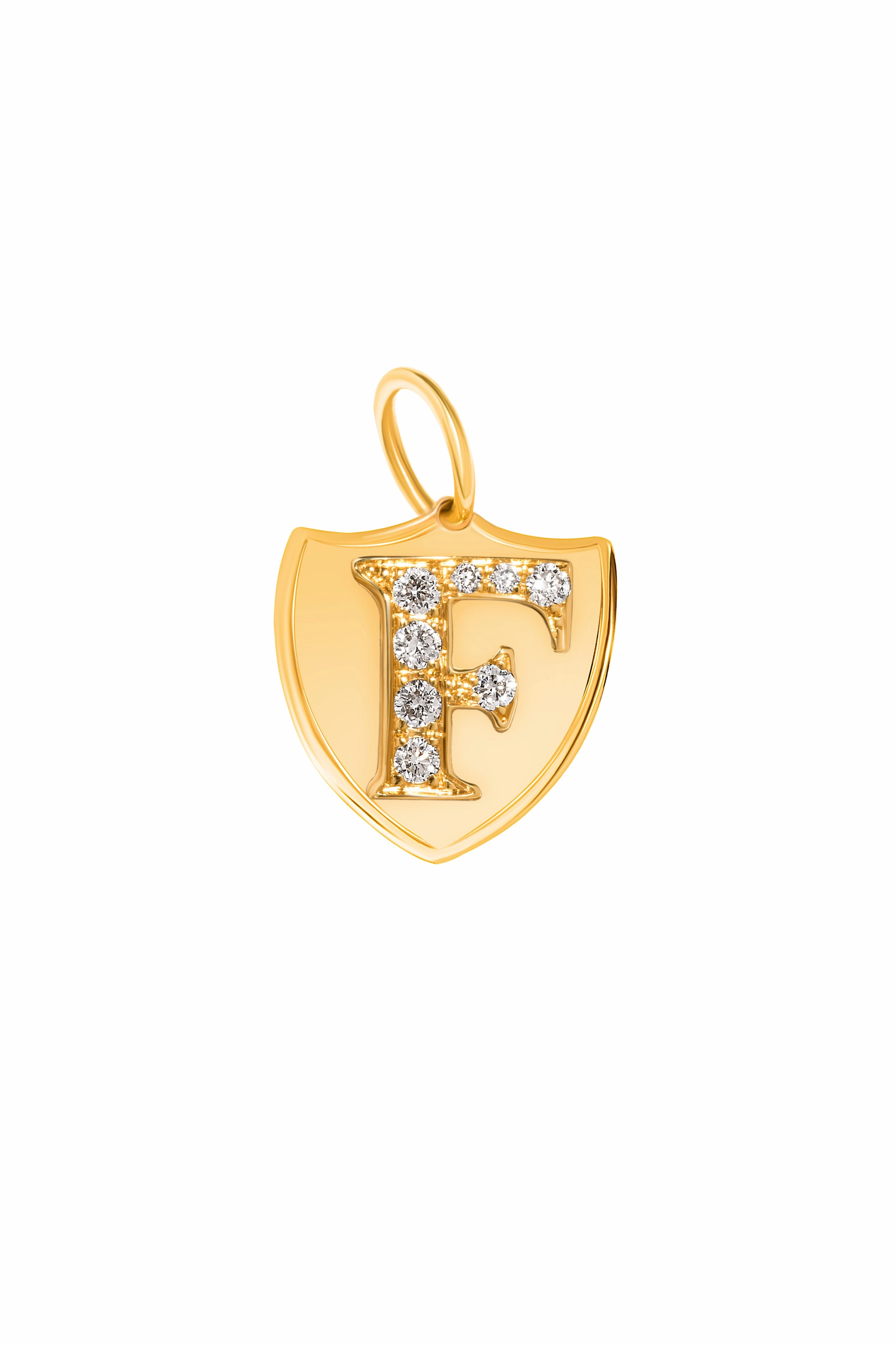 Hot Offer Event Must-Shop Sale Diamond Initial Crest Charm