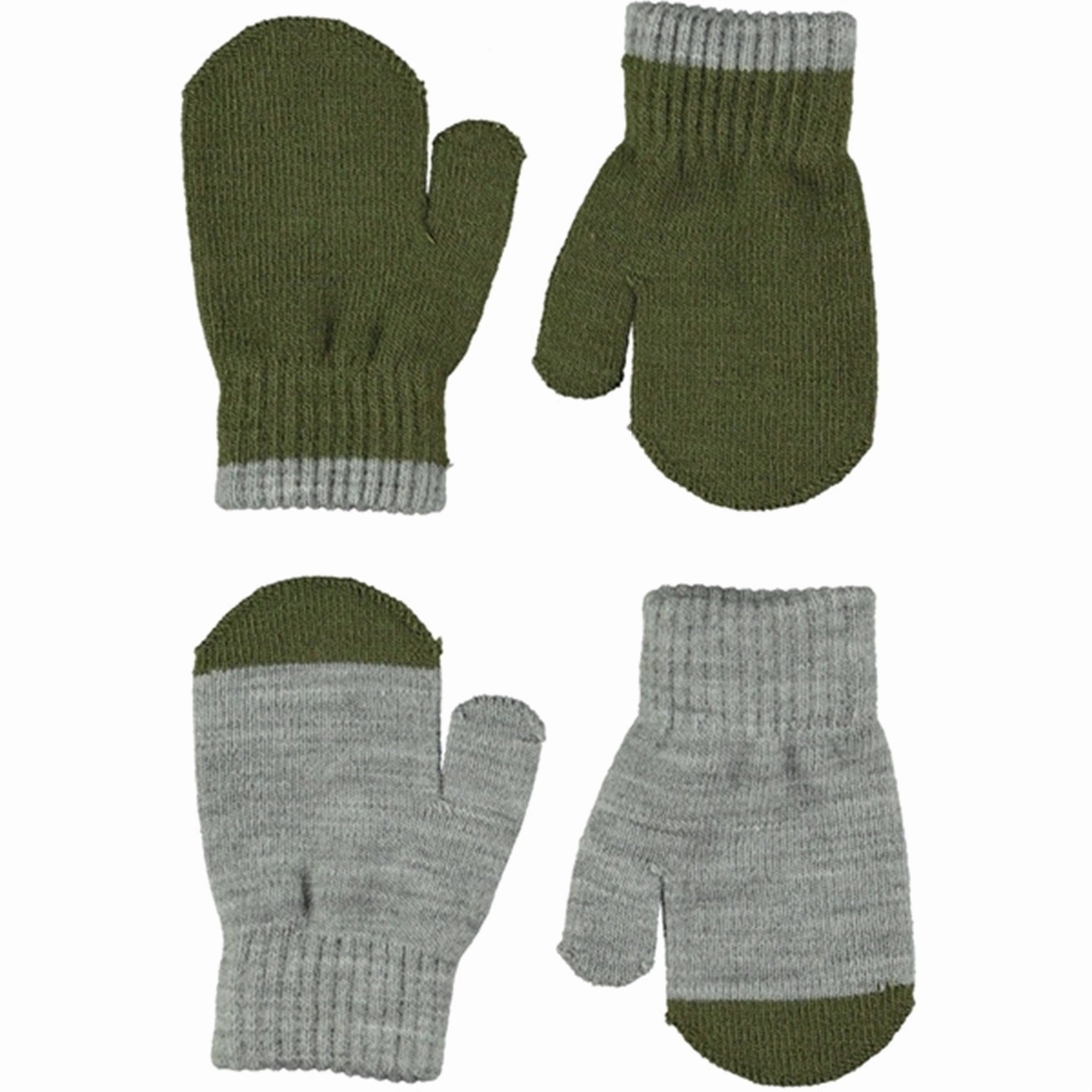 Molo Grey Melange Kenny 2-Pack Mittens Clearance Sale Now Grab It Before Gone