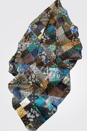 Large Scarf - Moire Print Gift-Worthy Sale Exclusive Online Deal