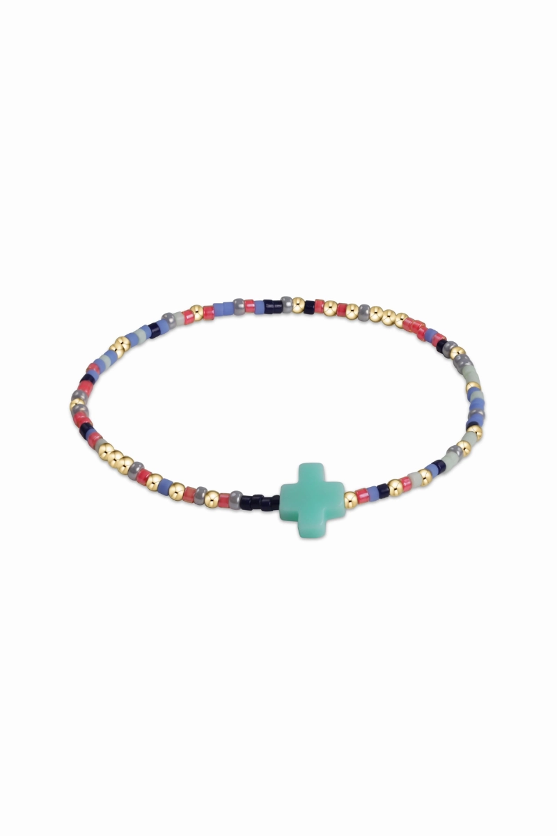 Todays Hot Savings Last Chance Offer Egirl Hope Unwritten Signature Cross Bracelet - Don'T Be Crabby