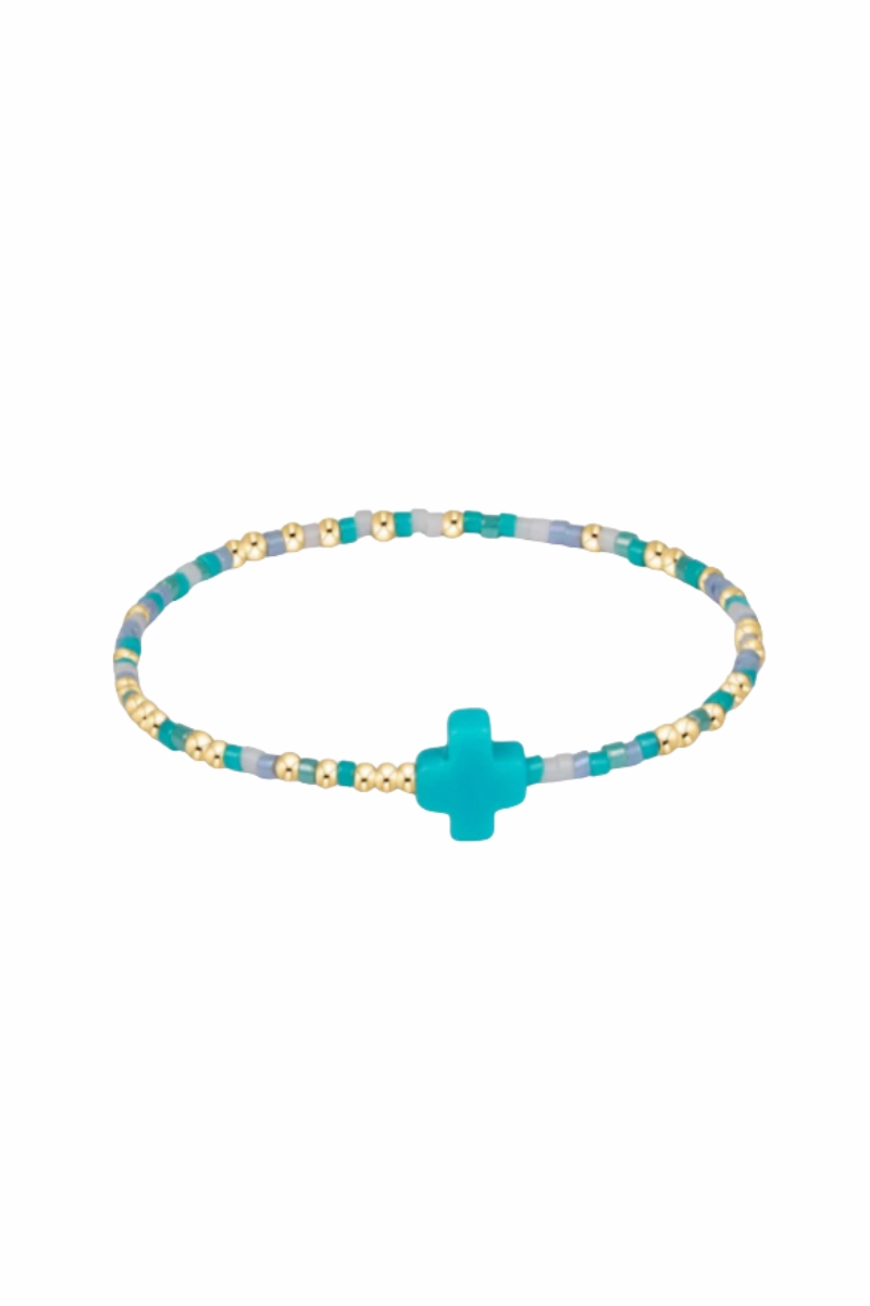 Egirl Hope Unwritten Signature Cross Bracelet - Man, I Teal Like A Woman Special Deal Frenzy Grab It Now