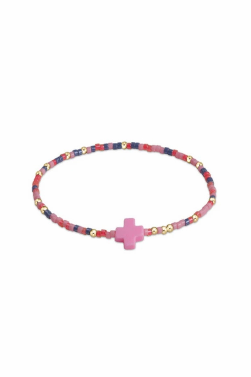 Clearance Alert Now Egirl Hope Unwritten Signature Cross Bracelet - You'Re Gum-Believable
