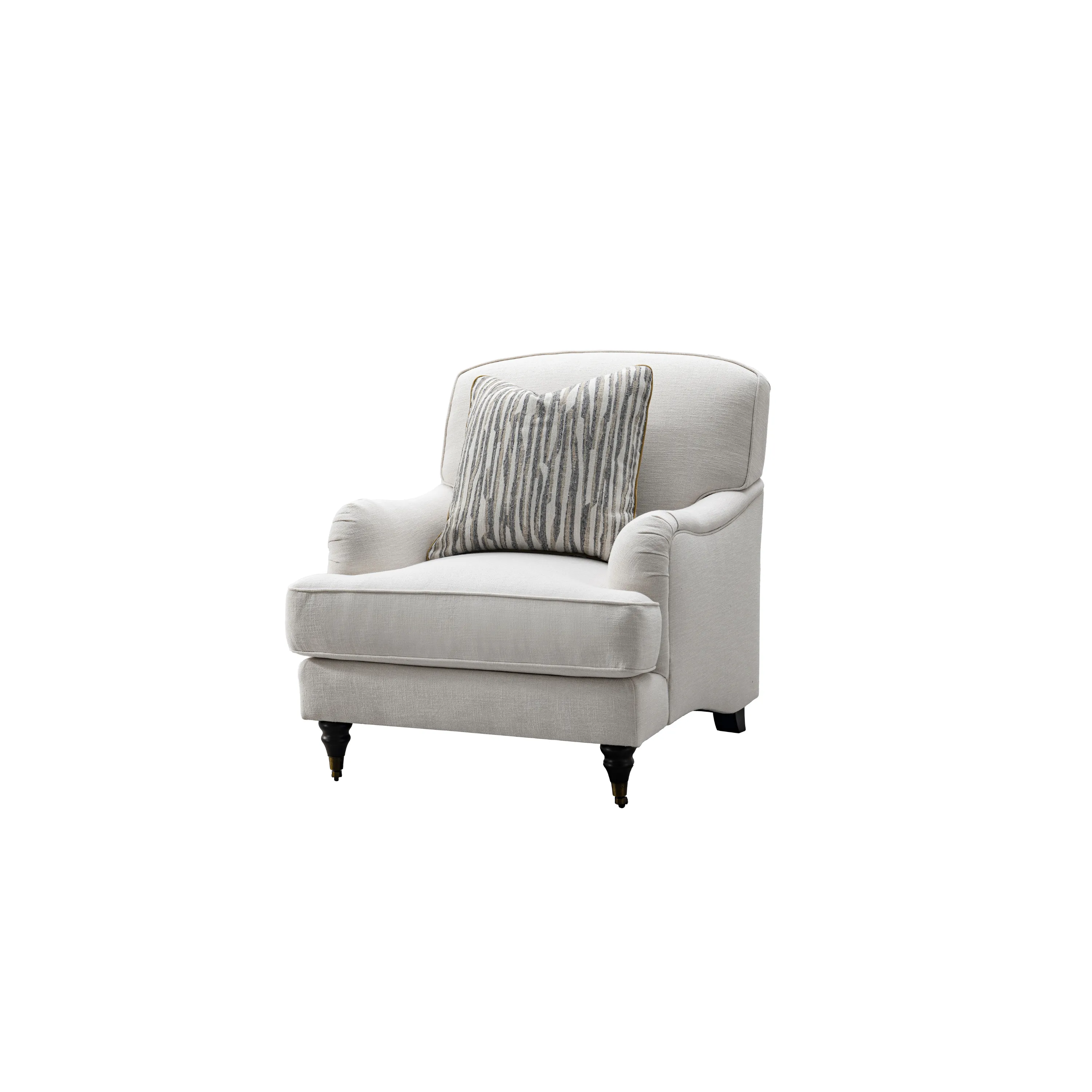 elAmor Cream Accent Chair