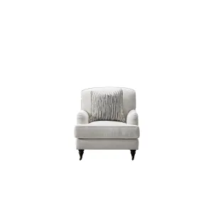 elAmor Cream Accent Chair