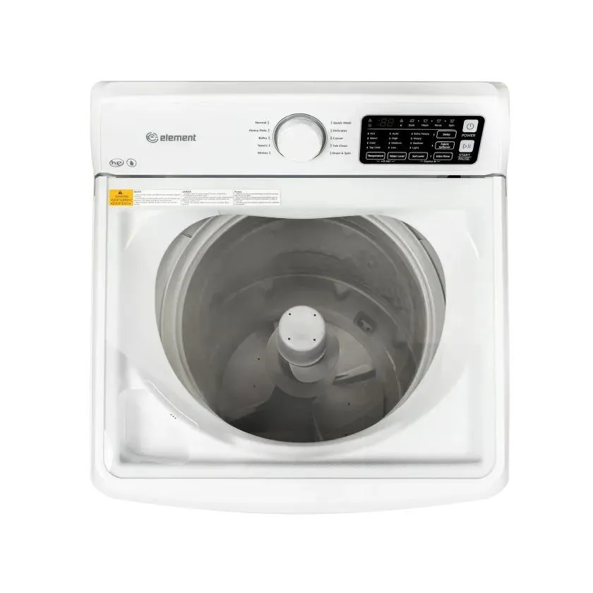 Element Appliance ETW3725BW Element 3.7 Cu. Ft. Top Load Washer With Agitator - White (Etw3725Bw)