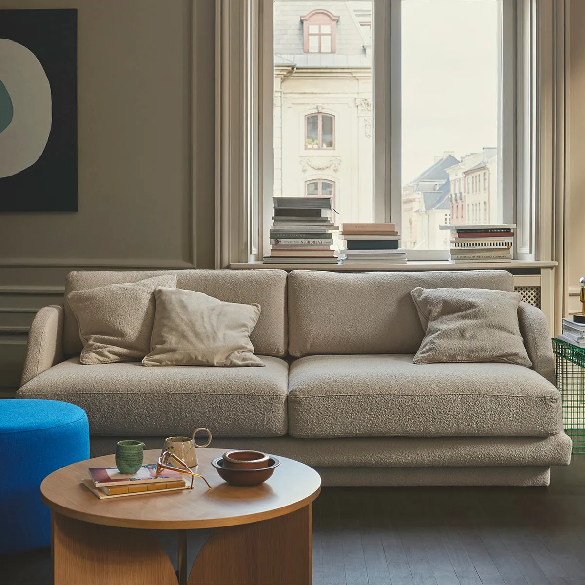 Emma Boucle 3 Seater Sofa