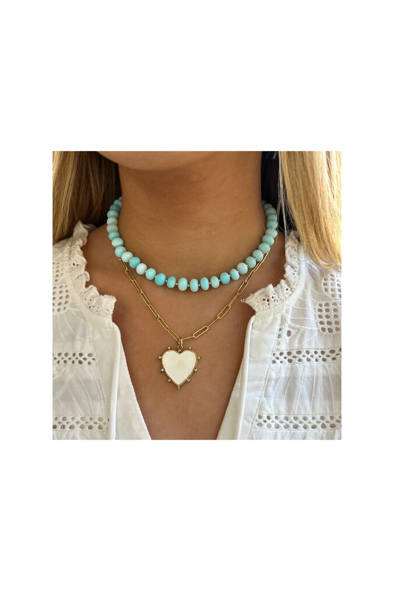 Liv James - Cable Blue Beaded Necklace Hot Sale Frenzy