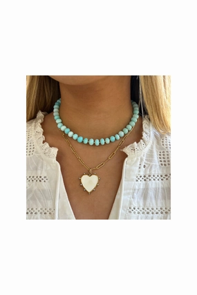 Liv James - Cable Blue Beaded Necklace Hot Sale Frenzy