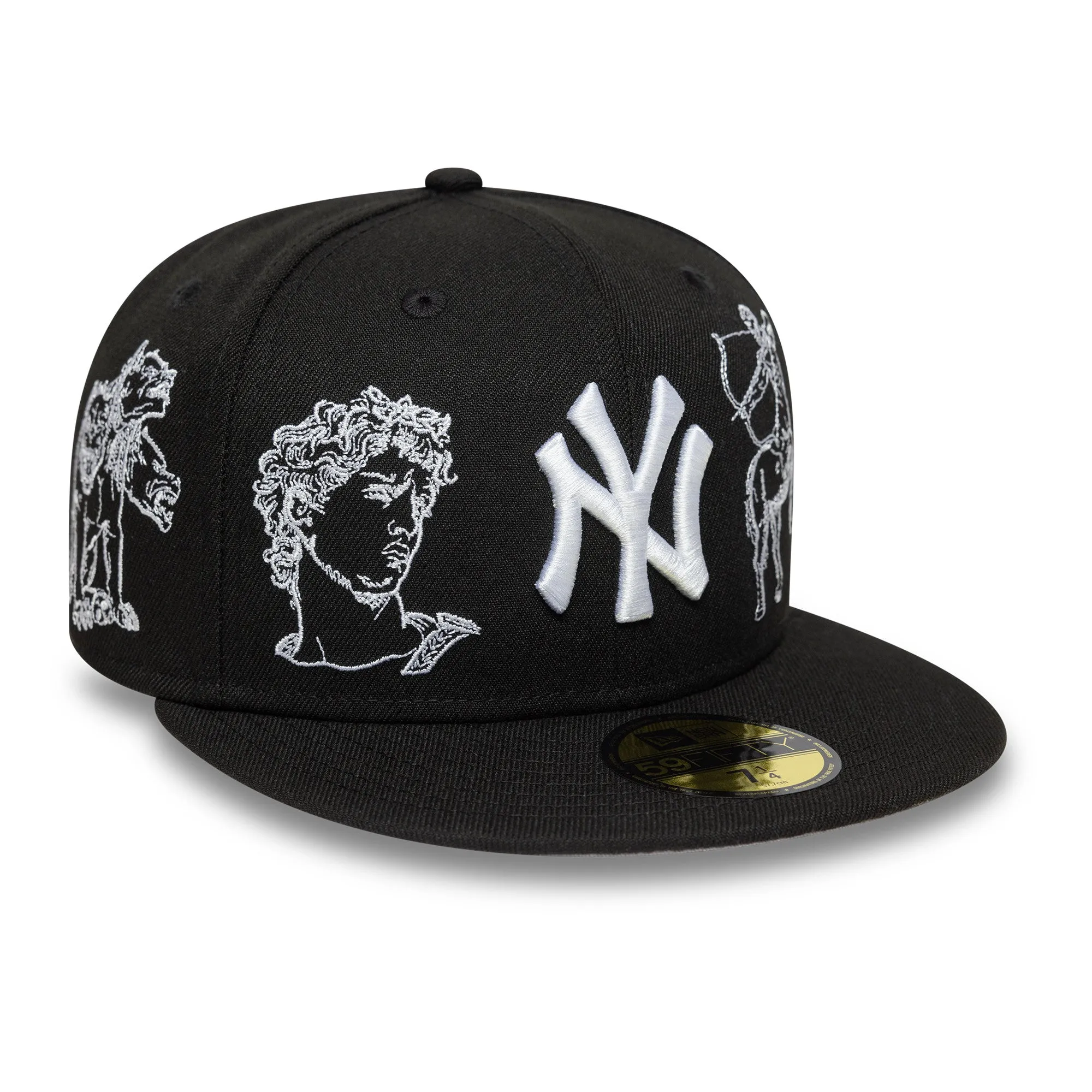 New York Yankees Black Gray Uv / New Era 59Fifty Fitted Cap Flash Discount Today
