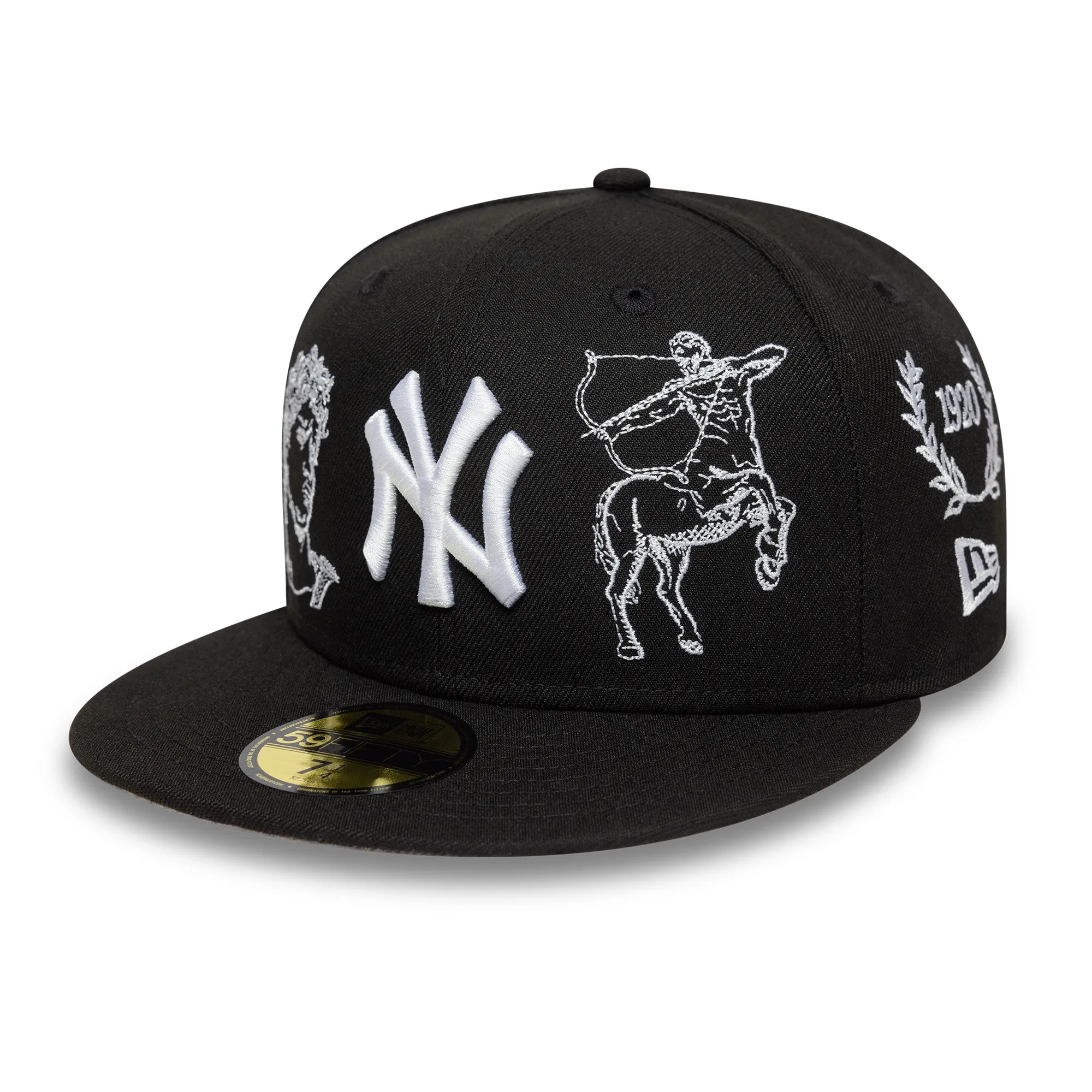 New York Yankees Black Gray Uv / New Era 59Fifty Fitted Cap Save More Now