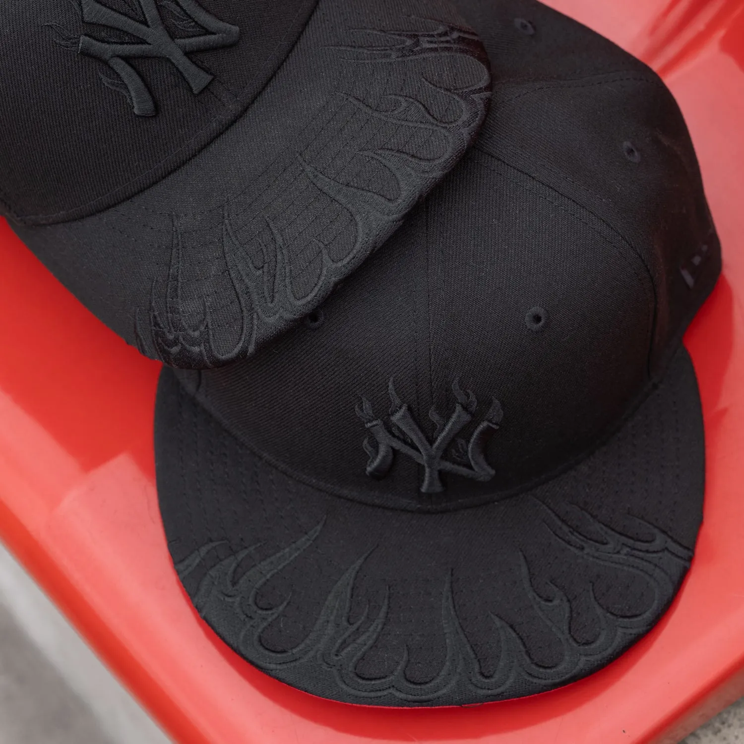 Last Chance Steal Exclusive New York Yankees Mlb Flame Red Uv / New Era 59Fifty Fitted Cap