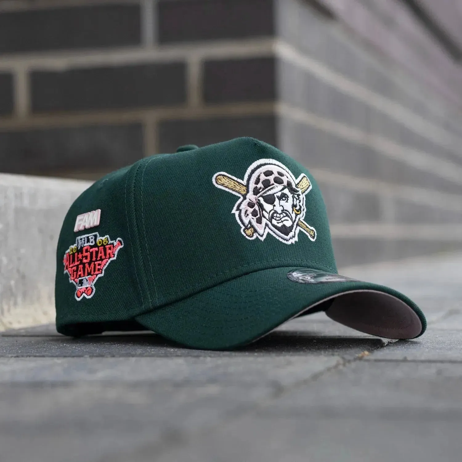 New Era 9Forty A-Frame Mlb Pittsburgh Pirates All Star Game 2006 Dark Green / Pink Uv Snapback Cap Shop Smart & Save Grab Your Hot Pick