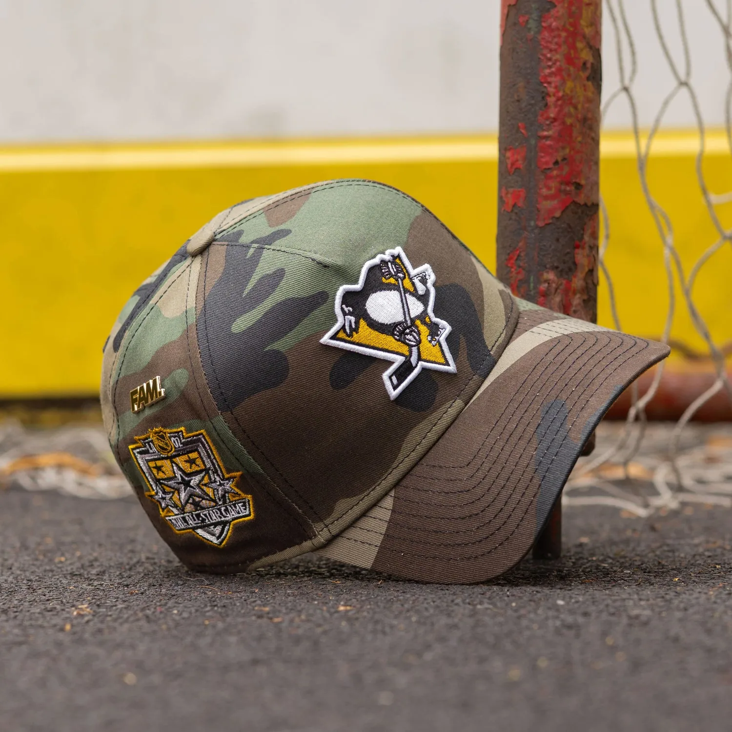 Exclusive Pittsburgh Penguins Nhl Camo Yellow Uv / New Era 9Forty A-Frame Trending Today Steal Special Online Offer