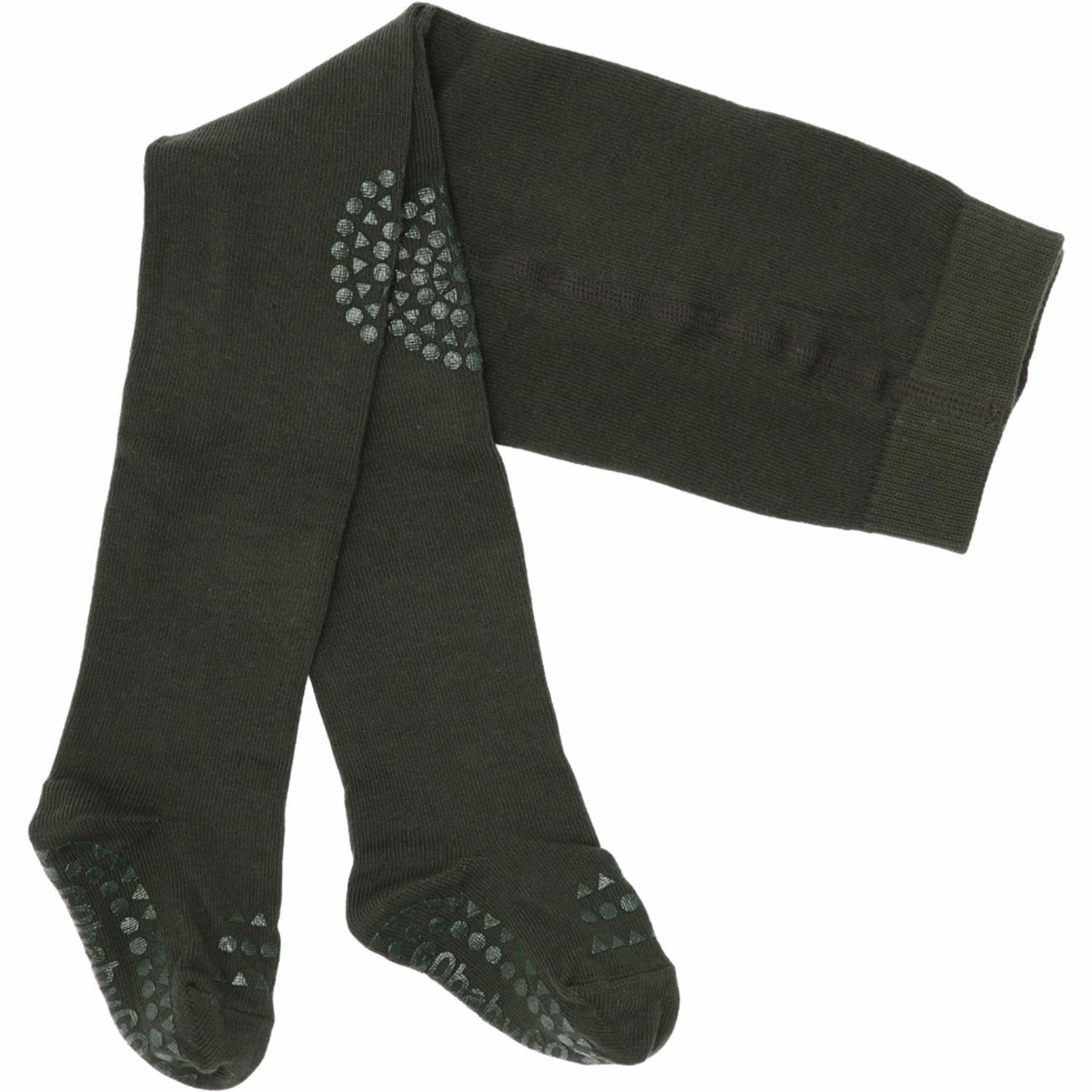 Gobabygo Forest Green Crawling Tights Organic Cotton Shop Now & Save