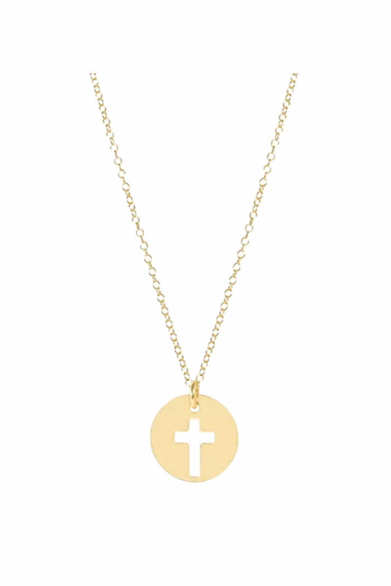 Today Only Hot Sale Limited Stock Alert 16" Necklace Gold - Blessed Gold Disc
