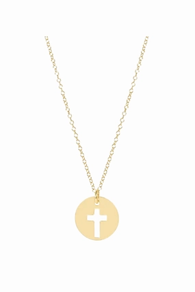 Today Only Hot Sale Limited Stock Alert 16" Necklace Gold - Blessed Gold Disc