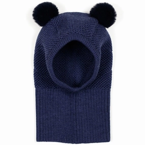 Today Only Discount New Arrival Discount Huttelihut Balaclava Wool Knit Windstop Wooly Navy